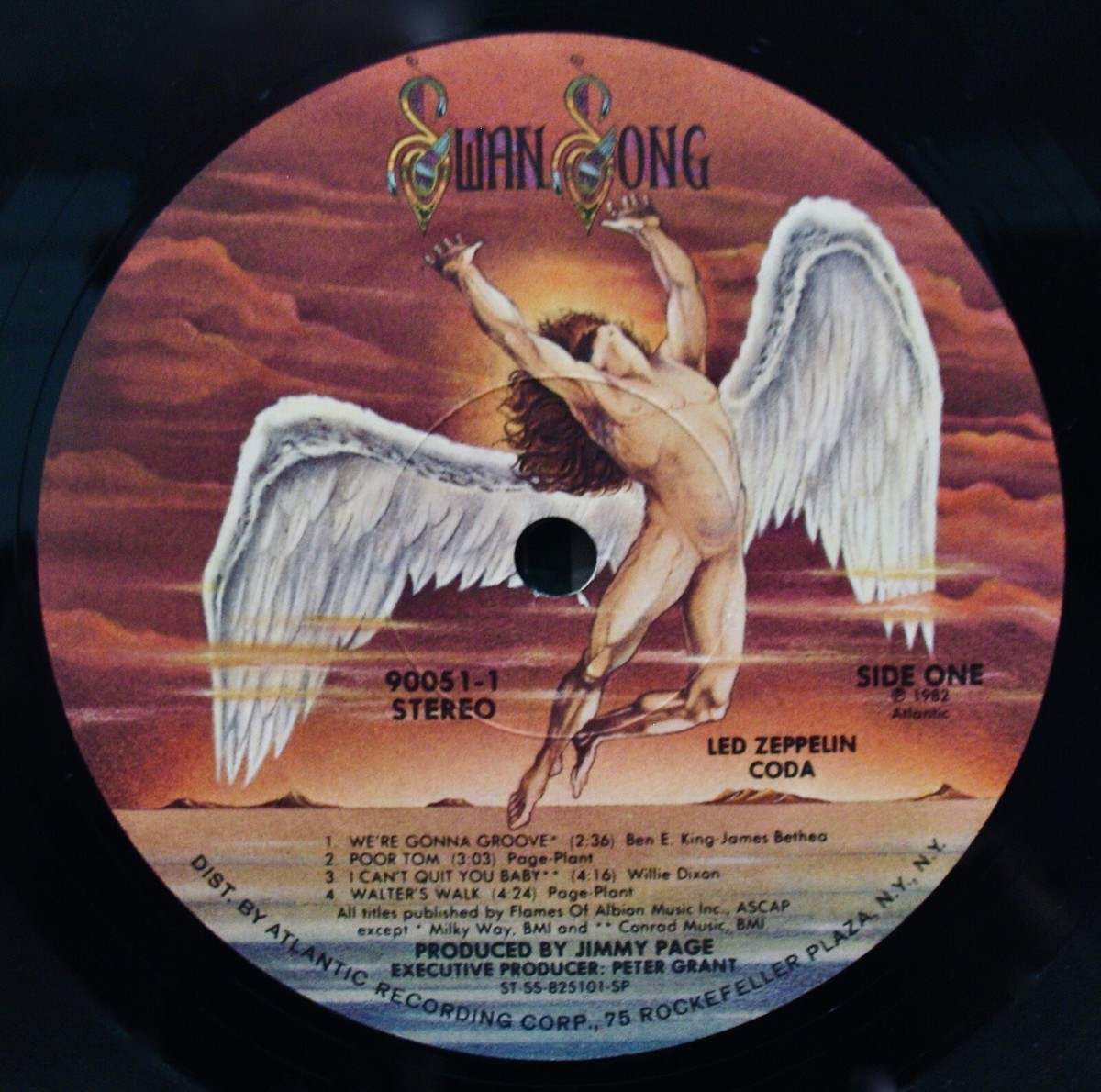 LED ZEPPELIN~CODA~Near Mint Album~SWAN SONG #90051-1~Jimmy Page