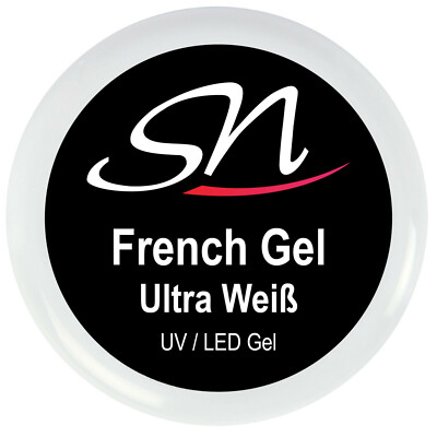 French Gel ultra weiß soft white milky UV Gel LED Farbgel Color Nagelgel Nägel