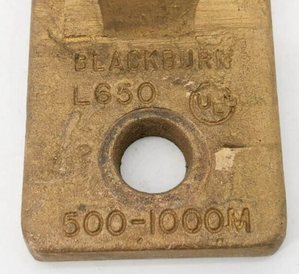 Blackburn L650 Copper Terminal Lug 500-100M - Image 3 of 4