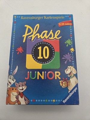 Phase 10 Junior von Ravensburger -  ab 6 Jahre Lernspiel Kartenspiel Vollständig