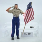 071 GI Joe 12 inch Marine Dress Blues w Flag 1:6 Action Figure with Accessories