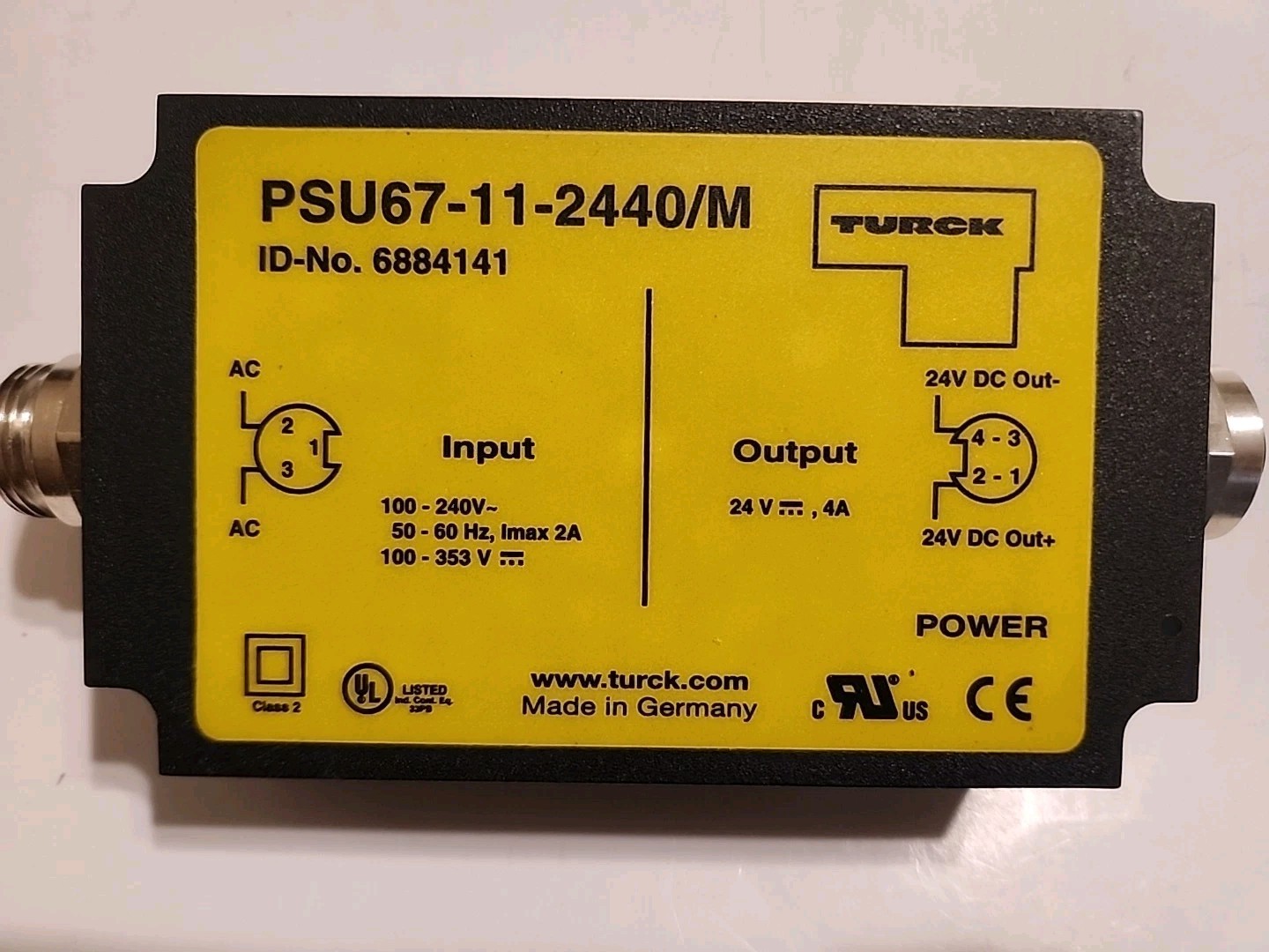 TURCK PSU67-11-2440/M POWER SUPPLY MODULE - Warranty & Free Shipping