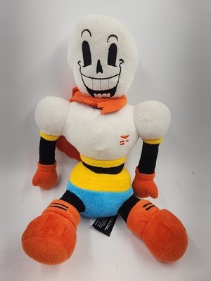 Fangamer Papyrus Plush Undertale Stuffed Doll Sans Tall Skeleton Brother Toy 10''