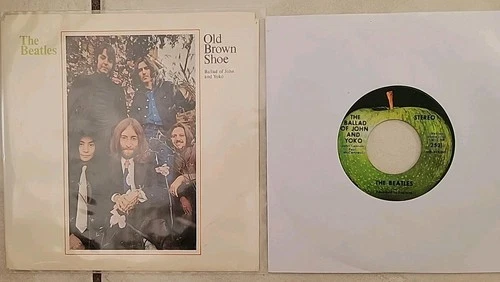 The Beatles Ballad of John And Yoko 45 Stereo Apple 2531 Original 1969