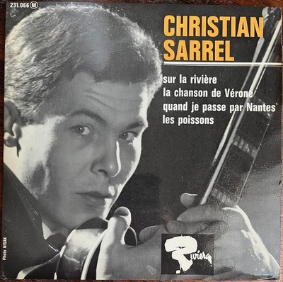 CHRISTIAN SARREL La Chanson De Verona 1965 Chanson Languette EP Riviera 45T
