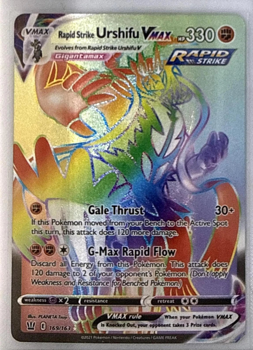 25+ Rapid Strike Urshifu VMAX 169/163 Swsh05: Battle Styles for