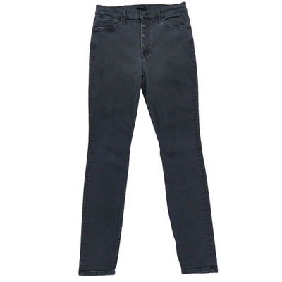 Mother Jeans Sz 29 'Pixie Swooner Skimp' High Rise, Skinny, Faded Black, Stretch