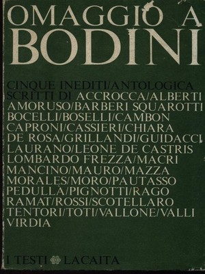 GESCHENK AN BODINI. ARTE SAGI LINKSHÄNDER, LEONARDO LAICAITA 1972
