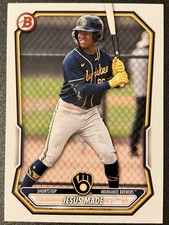 2026 Jesus Made Bowman RC Prospects #BP-96 Milwaukee Brewers