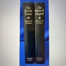 The Proud Tower & The Guns of August Barbara W Tuchman FOLIO SOCIETY Great War