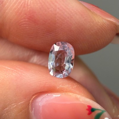 0.61ct Natural Very Lite Purple Spinel, Almost White Color - VietNam Origin