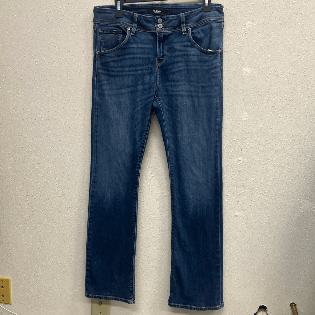 Hudson Beth Baby Bootcut Medium Wash Midrise Jeans Size 32 #428