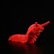 Original Design Velvet Worm Plush Toy Comb Silkworm Doll Doll