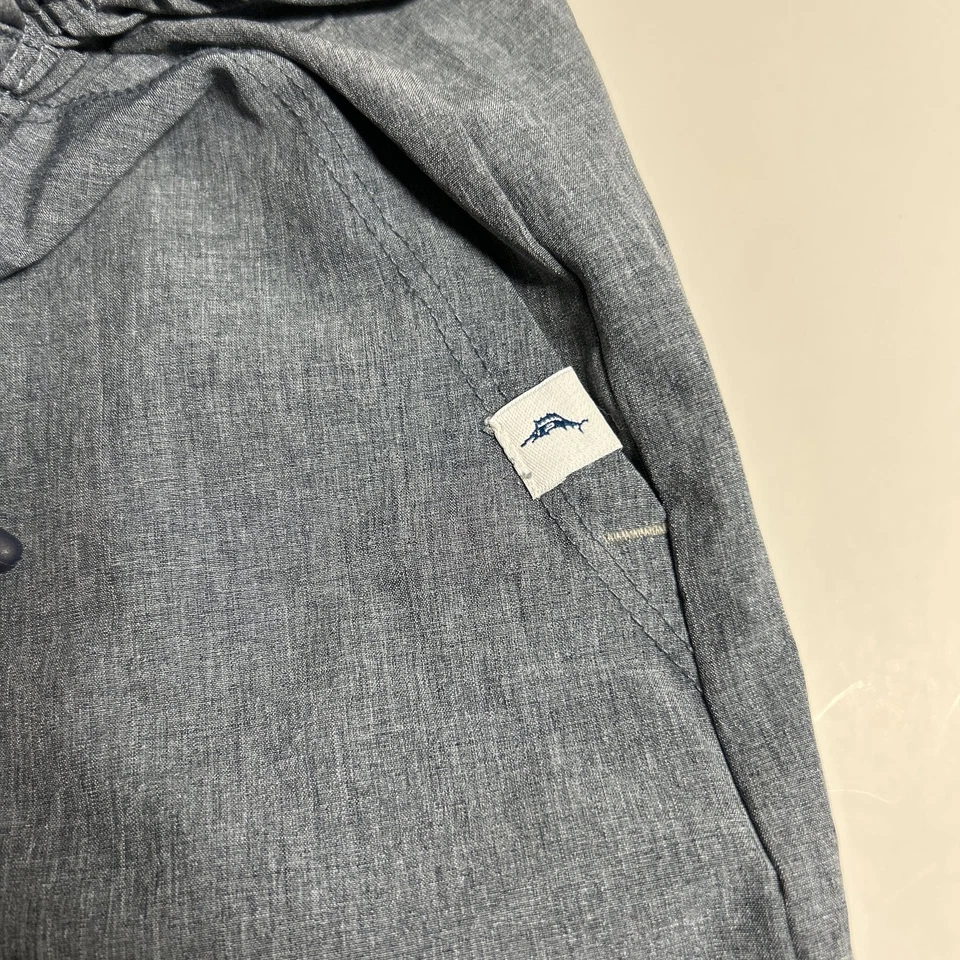 Pantalones cortos de natación Tommy Bahama Active para niños jóvenes 5/6 grises Foto 4 de 4