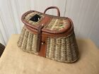 Vintage Fishing Creel Basket