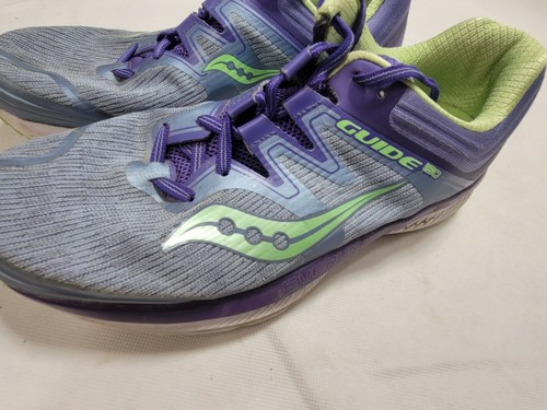 Saucony Guide ISO Series Womens Everun Purple Lace Up Running Shoes Size 10 Wide - Picture 11 of 12