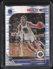 2019-20 Hoops Premium Stock #223 Jordan Poole Prizms Pulsar Rookie