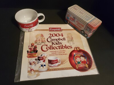 Vtg Campbell s Tomato Soup Memorabilia Collectibles Lot (dme24)