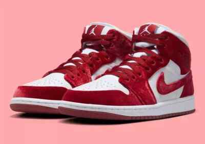 Nike Air Jordan Mid Women's 'Red Velvet' FZ3334-100 WOMEN'S SIZE