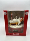 VINTAGE 1996 COCA COLA POLAR BEAR MUSICAL ALARM CLOCK ~ NEW SEALED BOX