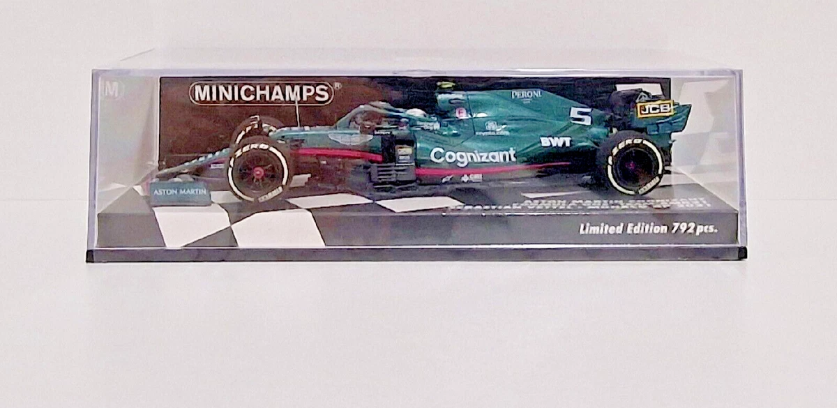 Modèle Aston Martin AMR21 Sebastian Vettel Monaco GP 2021 - Minichamps 1/43, édition Limitée 150 Pcs