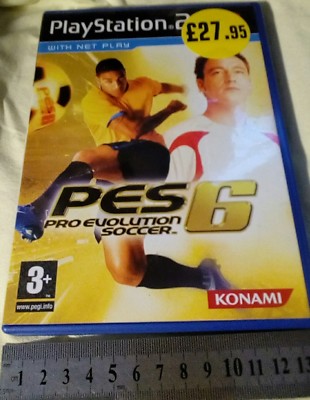 SCHÖNES SONY PLAYSTATION 2 SPIEL, PRO EVOLUTION SOCCER/FOOTBALL 6, SEHR GUTER ZUSTAND.