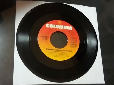 19 Sweethearts Of The Rodeo Satisfy You Ex 45rpm 7 Vinyl Record Country Ebay