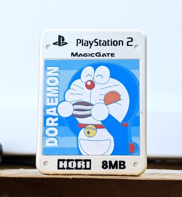 EXTREMELY RARE Hori Doraemon PS2 Sony Playstation 2 8MB Magic Gate