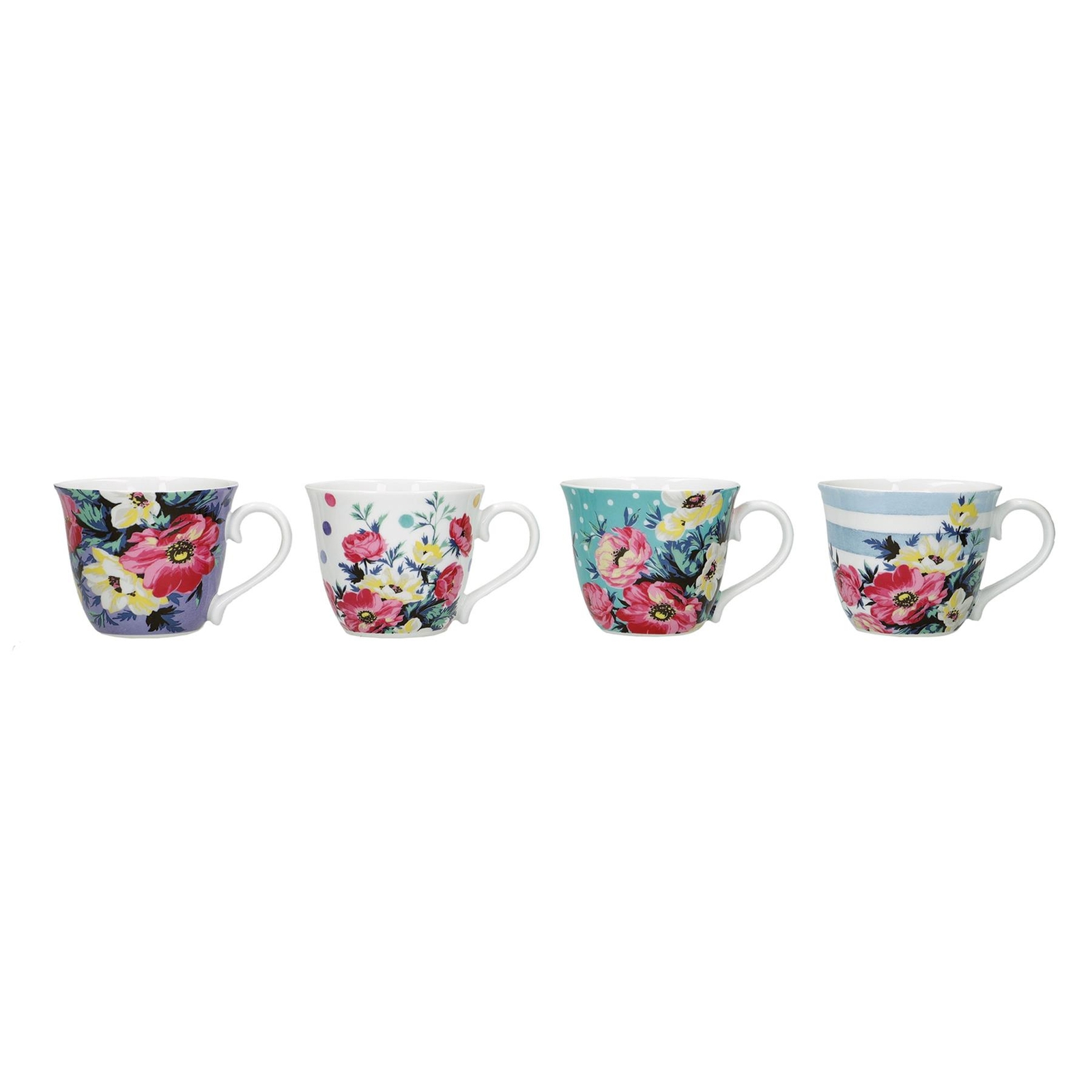 Mikasa Clovelly Porcelain 80ml Set Of 4 Espresso Cups