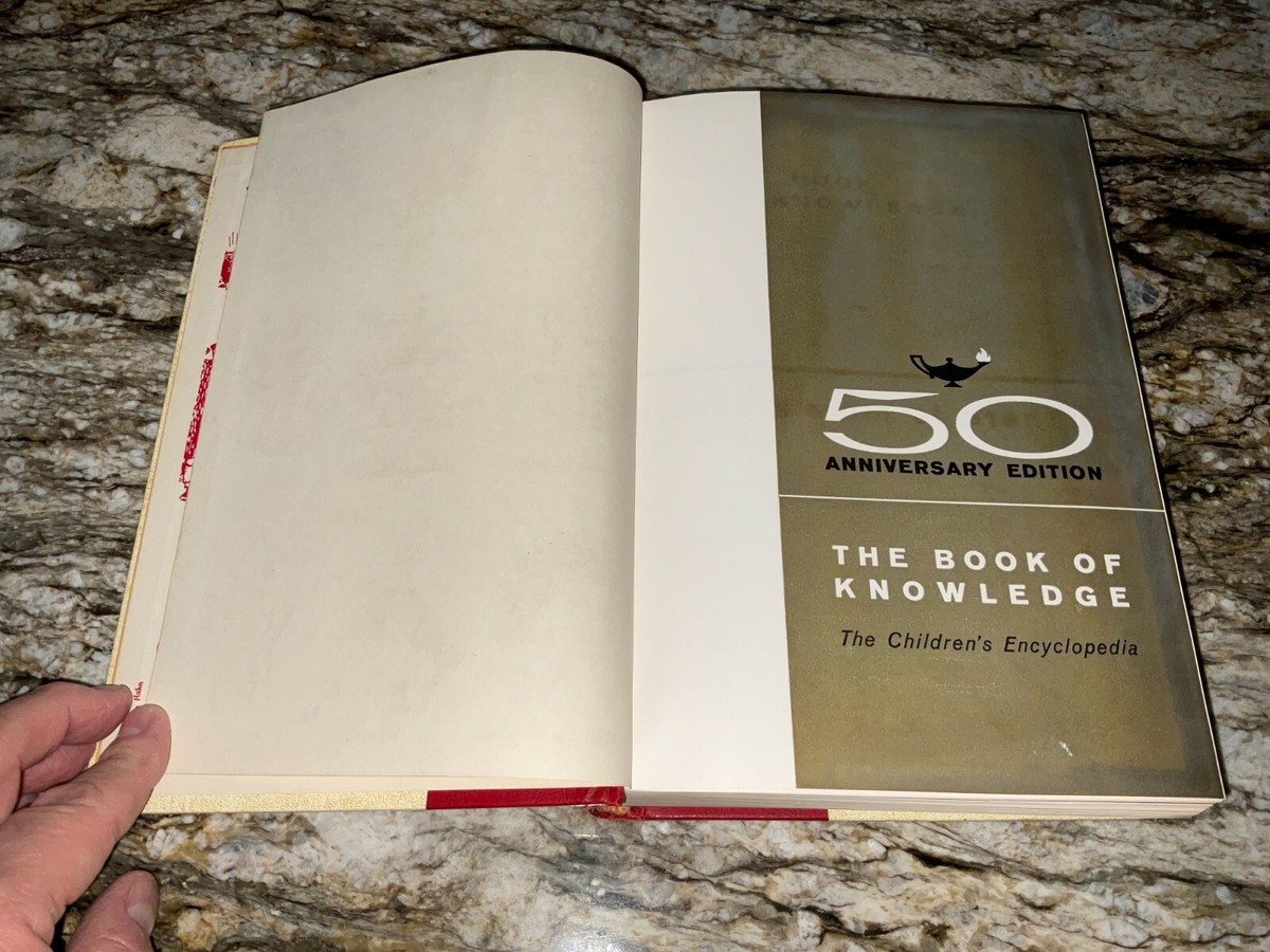 Grolier, The Book of Knowledge 1960 Volumes 1-20 in 10 books