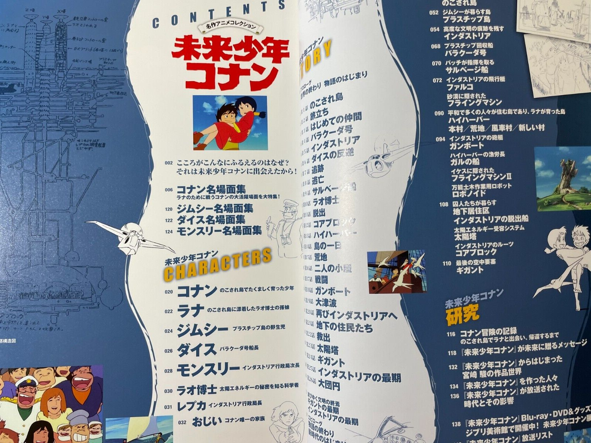 Masterpiece Anime Collection Future Boy Conan Fan Book Japan 