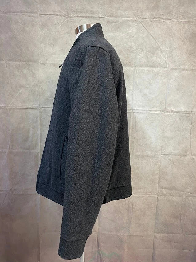 Chaqueta con cremallera para hombre Marc New York by Andrew Marc mezcla de lana gris talla XXL Foto 2 de 4