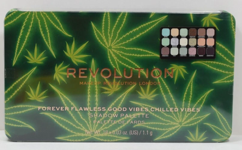 Beauty Supply Resale Lot  3 Revolution Eyeshadow Good Vibes & 4 Piece Brush Sets - Image 3 of 4