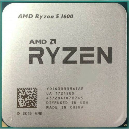 reservering thuis uitzending AMD Ryzen 5 1600 R5-1600 6-Core 3.2-3.6 GHz Socket AM4 65W Desktop CPU  Processor | eBay