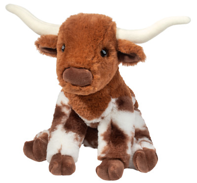 BIXBIE 9'' tall LONGHORN STEER SOFT Douglas Cuddle stuffed plush animal toy cow