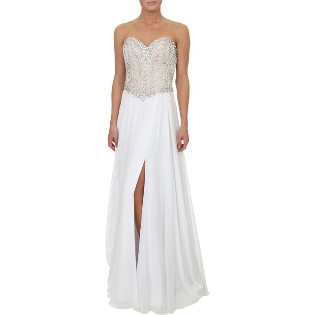 terani couture white dress