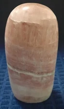 Red Rose Calcite Crystal Free Form Pakistan 1.03LB. 4.25" Tall X 2.13" Wide