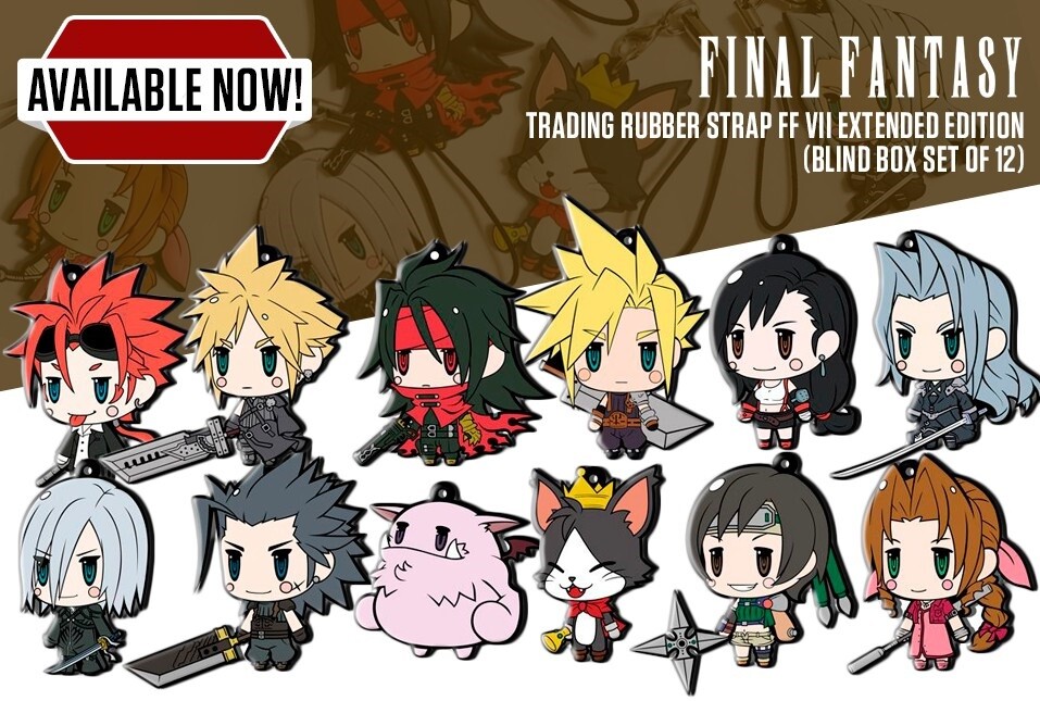 Square Enix Final Fantasy Trading Rubber Strap FF VII EXTENDED