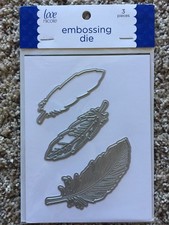 Love Nicole Embossing Die Feather 3 dies STC0267 NEW