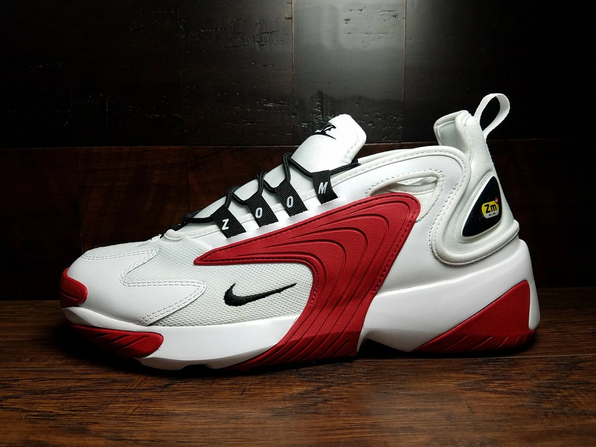 Nike Zoom 2K (White / Black / Red) Nike Sportswear NSW Mens 7.5-13 | eBay