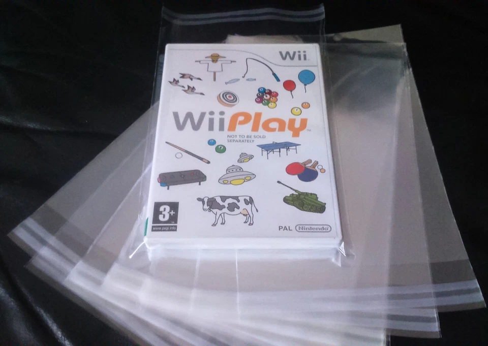 Premium G1 DVD/PS2/Wii/Wii U/XBox 360 Protective Wraps / Sleeves (Pack of 50) - Image 2 of 4