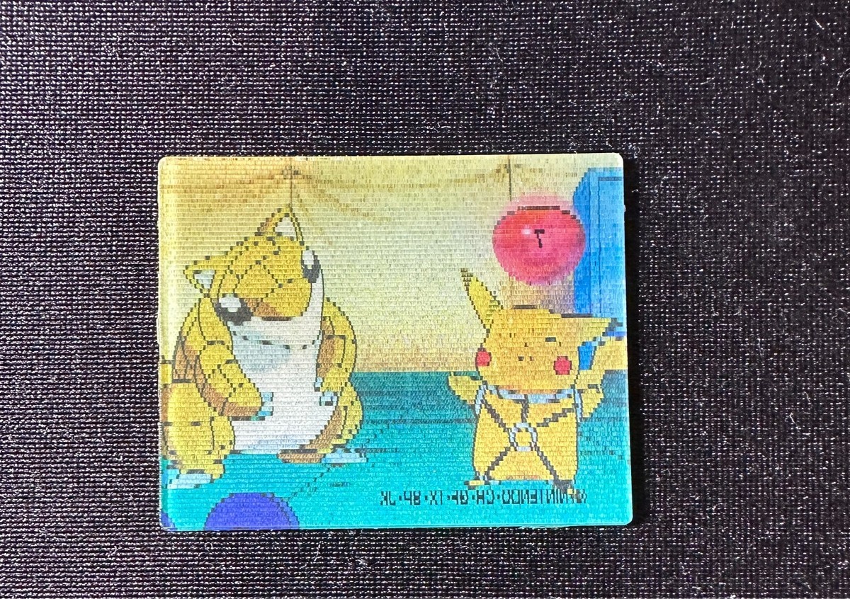 pokemon 3d card 明治 チェンジカード レンチキュラー Pokemon Japanese Meiji Super Change Lenticular 3D Card #7