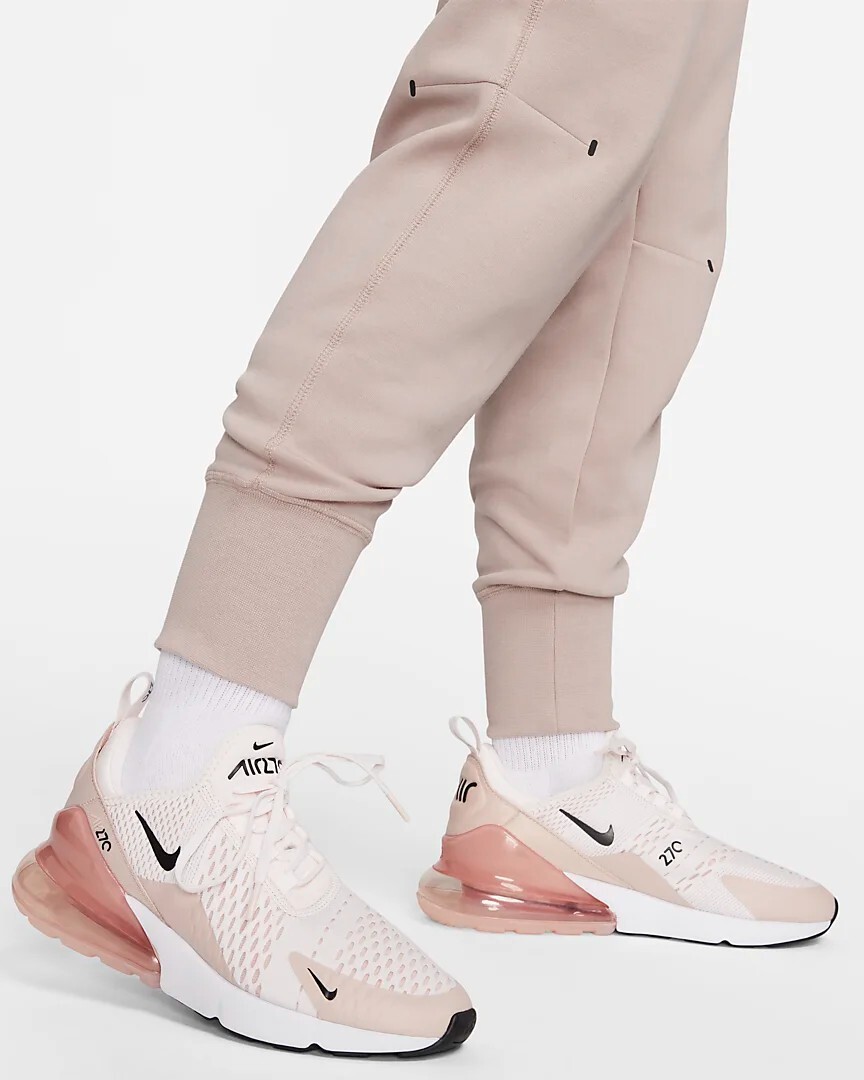 Nike Sportswear Tech Fleece Pants Joggers CW4292-272 Taupe/Black  Womenu0026#039;s Size L | eBay