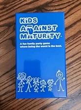 NEW Kids Against Maturity Card Game A Fun Family Party Game for Kids and Adults