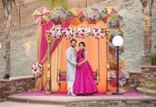 20 PC Indian Wedding Sun Parasol Decorative Mehndi Haldi Umbrella