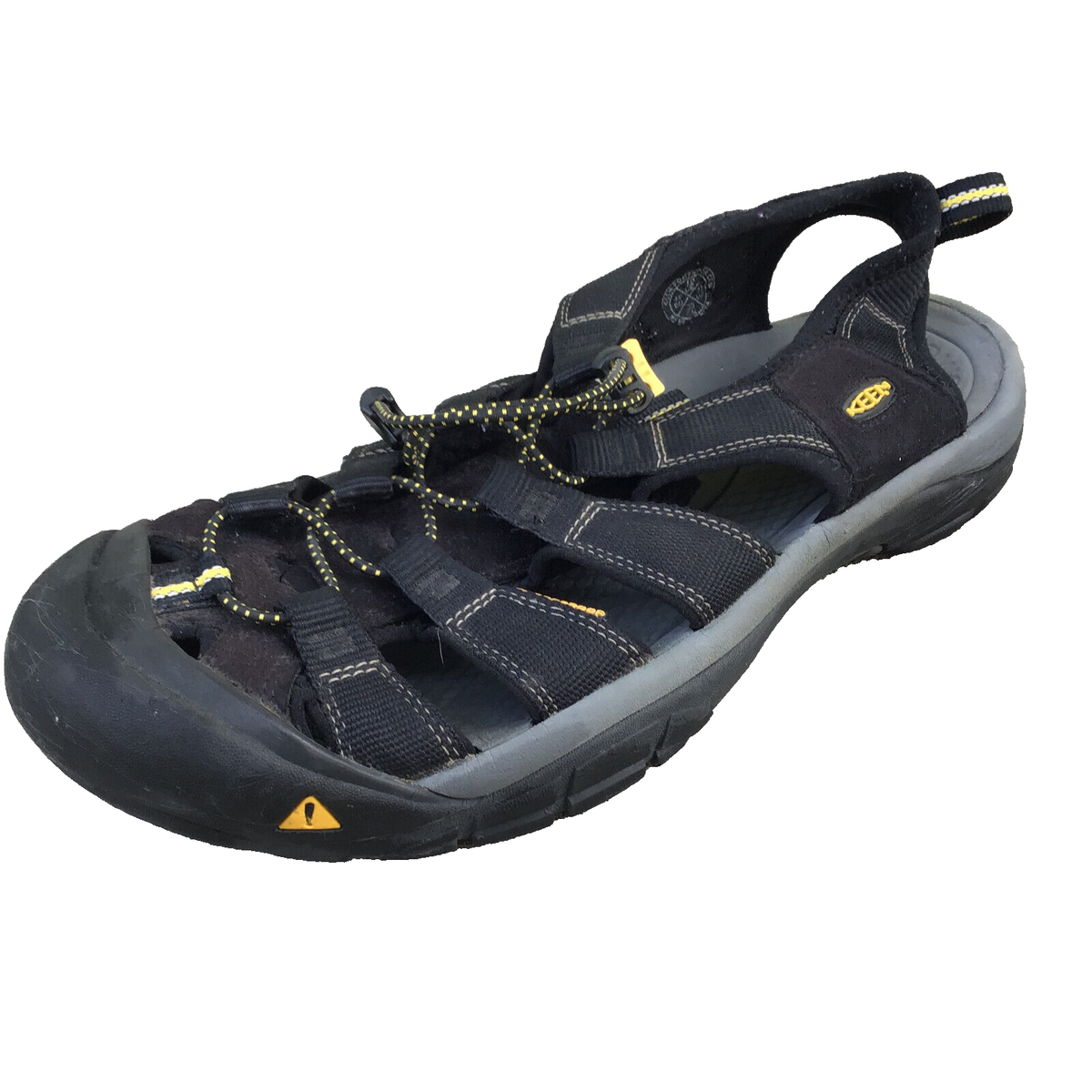 Keen Newport Sandals Mens 11 Black Leather Waterproof Hiking Water Shoes Cut in half: KEEN Newport Review | RunRepeat main image 2