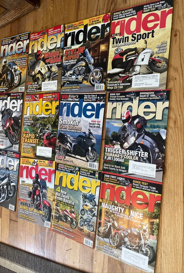 2006 Rider magazines Complete Year 12 issues - Image 3 of 3