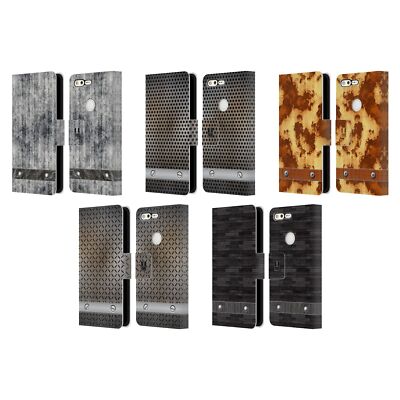 HEAD CASE DESIGNS INDUSTRIELLE TEXTUREN BRIEFTASCHE HUELLE FÜR GOOGLE HANDYS