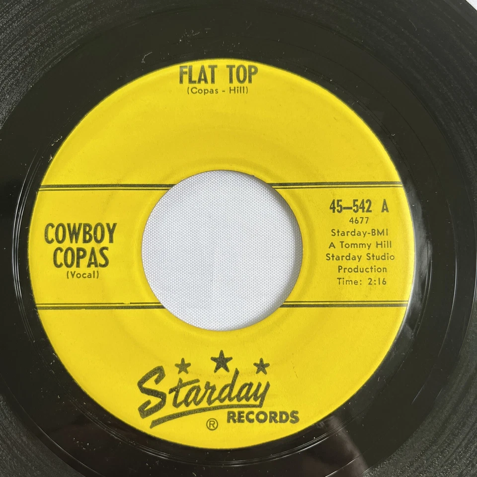 COWBOY COPAS Vinyl Lot - 4 Singles VG+ Classic Country STARDAY KING Records - Image 3 of 4