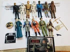Lot of 12 vintage star wars figures stormtrooper Boba Fett Weapon Accessories